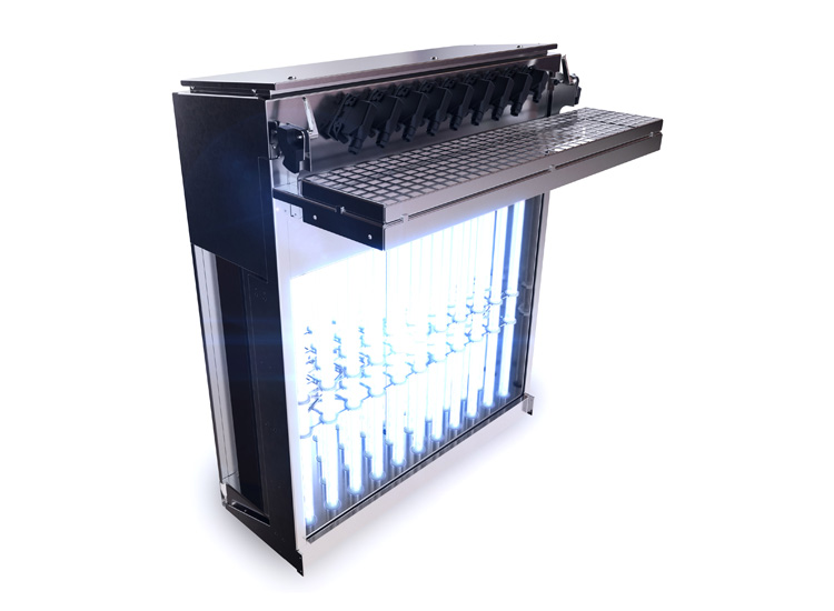 Stainless steel ultraviolet disinfection systems